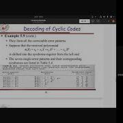 Decoding Of Cyclic Codes