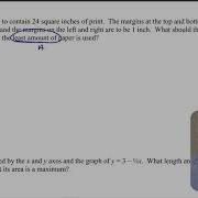 5 6b Examples 3 5 With Optimization AP Calculus