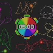 5 Minute Countdown Timer Bomb Colored WICKS