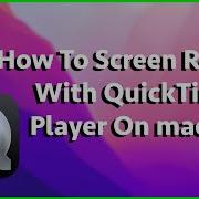 How To Screen Record With QuickTimePlayer On MacOS Mac Tutorial