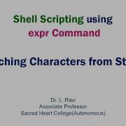Shell Scripting Demonstration Matching Characters In Two Strings Using The Expr Command