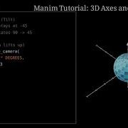 6 Manim Tutorial 3d Axes And Camera
