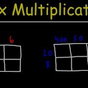 Box Method Multiplication Basic Math