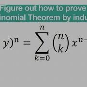 How To Prove Binomial Theorem By Induction