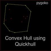 Convex Hull Using Quickhull Python Code
