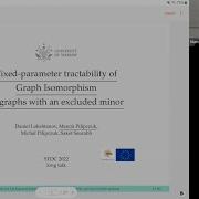 STOC 2022 Fixed Parameter Tractability Of Graph Isomorphism In Graphs With An Excluded Minor