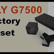 Технический совет Сброс настроек G7500 до заводских