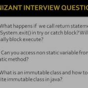 Cognizant Java Interview Questions For Freshers And Experienced Latest