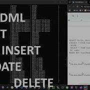 Язык манипулирования данными DML в SQL SELECT INSERT UPDATE DELETE