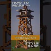 Minecraft FireWatch Tower Bedrock Java World Download PaleoTech