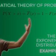 Mathematical Theory Of Probability The Exponential Distribution Example 2