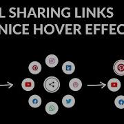 Create Circular Social Share Menu With Nice Hover Effect Animated Circular Navigation Menu