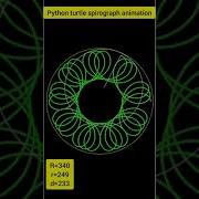 Spirograph Animation4 Next Pattern With Python Turtle Shorts