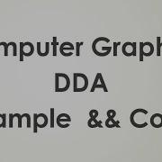 2 Компьютерная графика Пример и код алгоритма DDA Line с использованием OpenGL на арабском яз