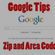 Lookup Zip Codes And Area Codes Google Tips