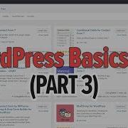 Learn WordPress Basics 101 Part 3 Plugins Widgets Users Settings