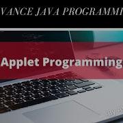 Applet Introduction Advanced Java Programming Hindi