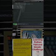 Python Challenge 11 Learning Python Fast And Simple Shorts Coding Asmr Beginners Python