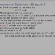 Solving Exponential Equations Example 3