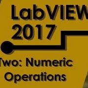 Introduction Course To LabVIEW Lesson 2 Numeric And Arithmetic Operations