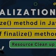 Finalize Methods In Java Resource Cleanup Method Garbage Collections System GC