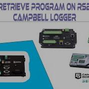 How To Setup And Retrieve Program From Campbell Logger On RS232 Port