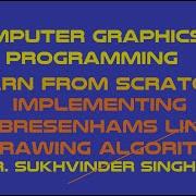 Computer Graphics Lesson 16 Bresenham Line Drawing C Program Ugc Net Mdu Sukhvinder Deora
