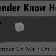 How To Do Math On Lists In Python In Blender