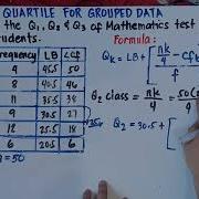The Quartile For Grouped Data Finding Q1 Q2 And Q3 Explain In Detailed