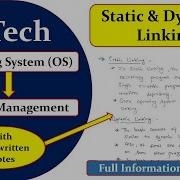 What Is Static And Dynamic Linking In Operating System Memory Management29 June 2022