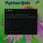 Python Quiz Day 19 What Is The Output Of Following Code