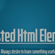 What Is Nested Html Element Thunder Coding Html Tutorial Html5