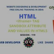 HTML Tutorial For Beginners In Odia PART 120 Sandbox Attribute Values In Iframe Tag In HTML5