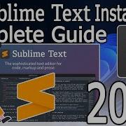 Как установить Sublime Text 4 на Windows 10 11 Обновление 2024 Демонстрационная HTML программа