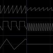 SV TTT MilkyTracker Example Song Oscilloscope View