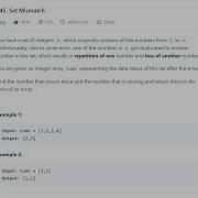 645 Set Mismatch Array Leetcode 645 Set Mismatch Leetcode Problem Leetcode Question Hindi Cpp C