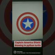 How To Draw Captain America Shield Using Python Turtle Captain America Chris Evans Learnonpy