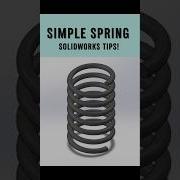 How To Make A Simple Spring In SolidWorks Fast Easy