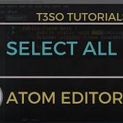 How To Select All In Atom Editor Keyboard Shortcuts