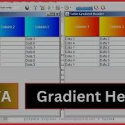 Java Tutorial How To Create JTable With A Gradient Header In Java NetBeans With Source Code