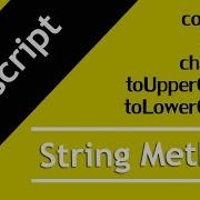 33 Javascript String Methods Concat Trim CharAt ToUpperCase ToLowerCase Methods In Hindi