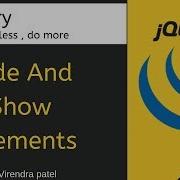 6 JQuery In Hindi Hide And Show Elements