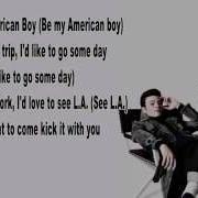 Glee American Boy Kurt Blaine LYRICS