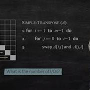 2 1The Matrix Transposition Problem EIT Digital Coursera