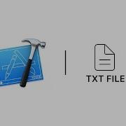How To Create A Txt File In Xcode And Use It For Input File