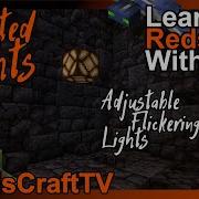 Haunted Lights Adjustable Flickering Lights Learn Redstone With Me Minecraft Java 1 16 3