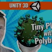 Использование Unity Polybrush для создания крошечной планеты из префабов