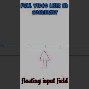 Floating Label Input Using HTML CSS Input Html Css