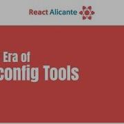The New Era Of Zero Config Tools ALEX JOVER