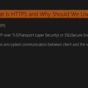 Web API Development With Flask Why Use HTTPS Packtpub Com